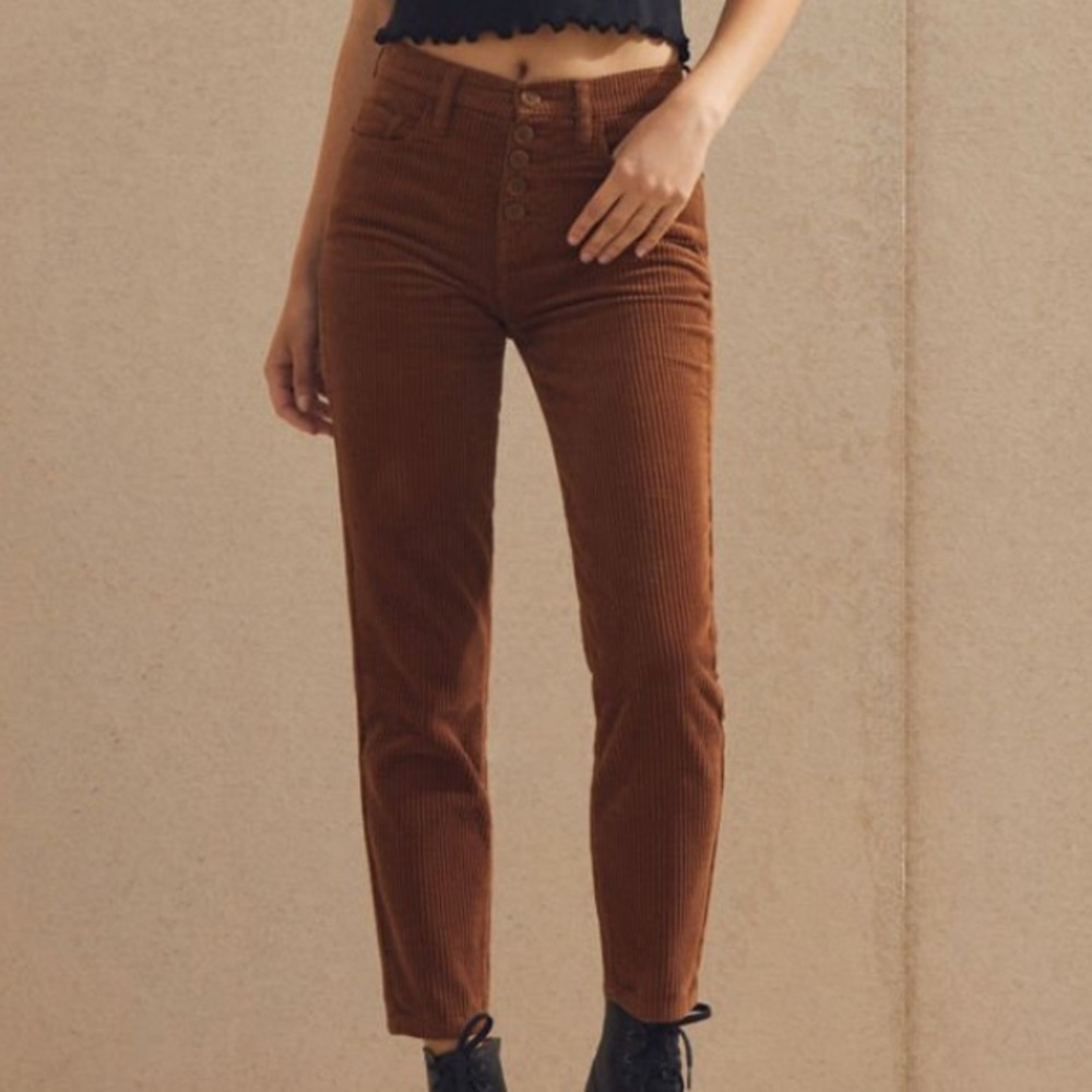 Pacsun Vintage Icon Toffee Corduroy Mom Jeans